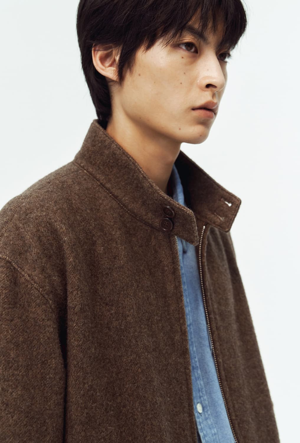 [1] 블랭크룸 해링턴 울 자켓 브라운 / 헤링턴 트위드 블루종 상품이미지8