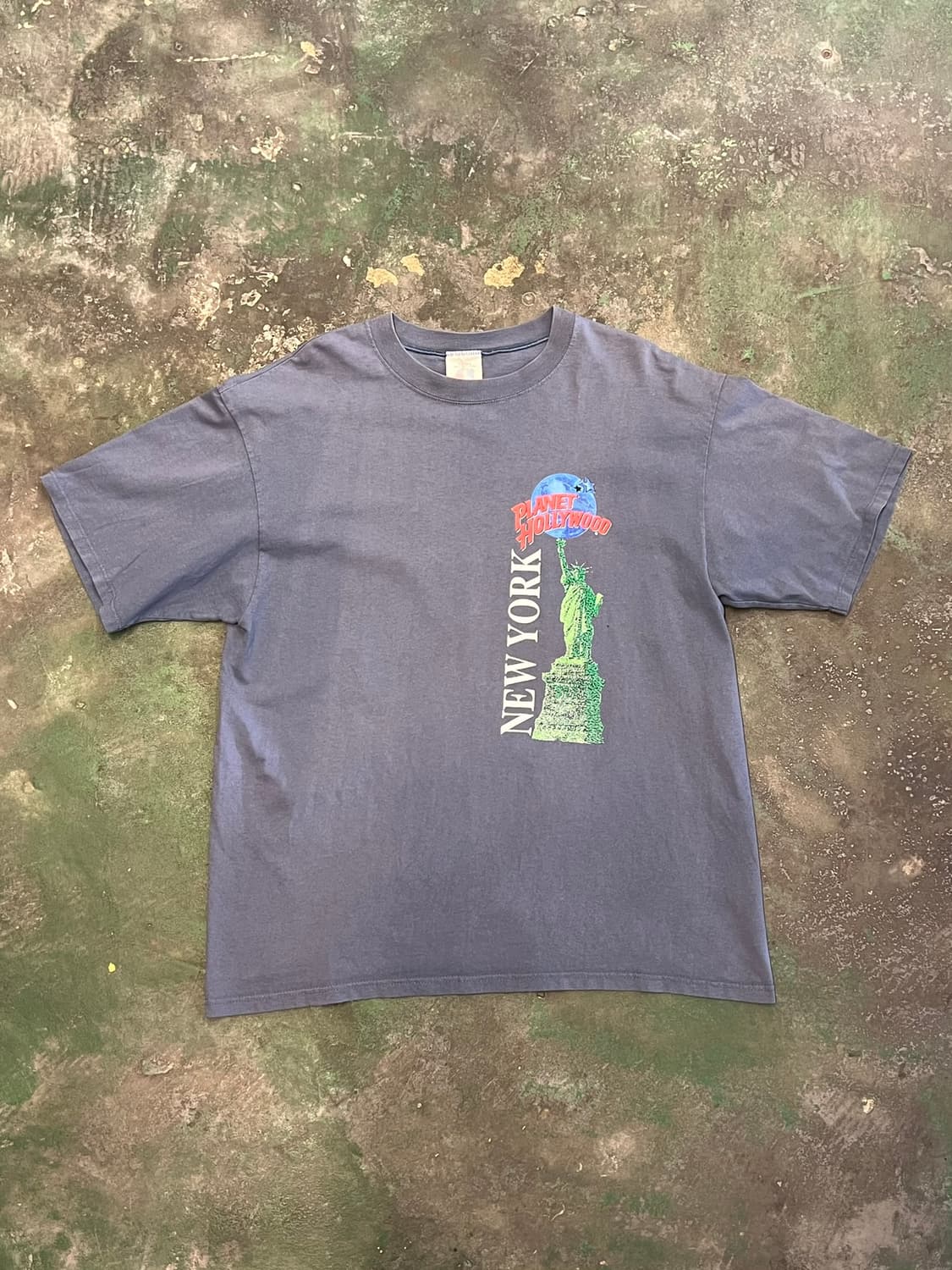 [XL] 플래닛 할리우드 뉴욕 빈티지 USA 반팔 티셔츠 상품이미지1