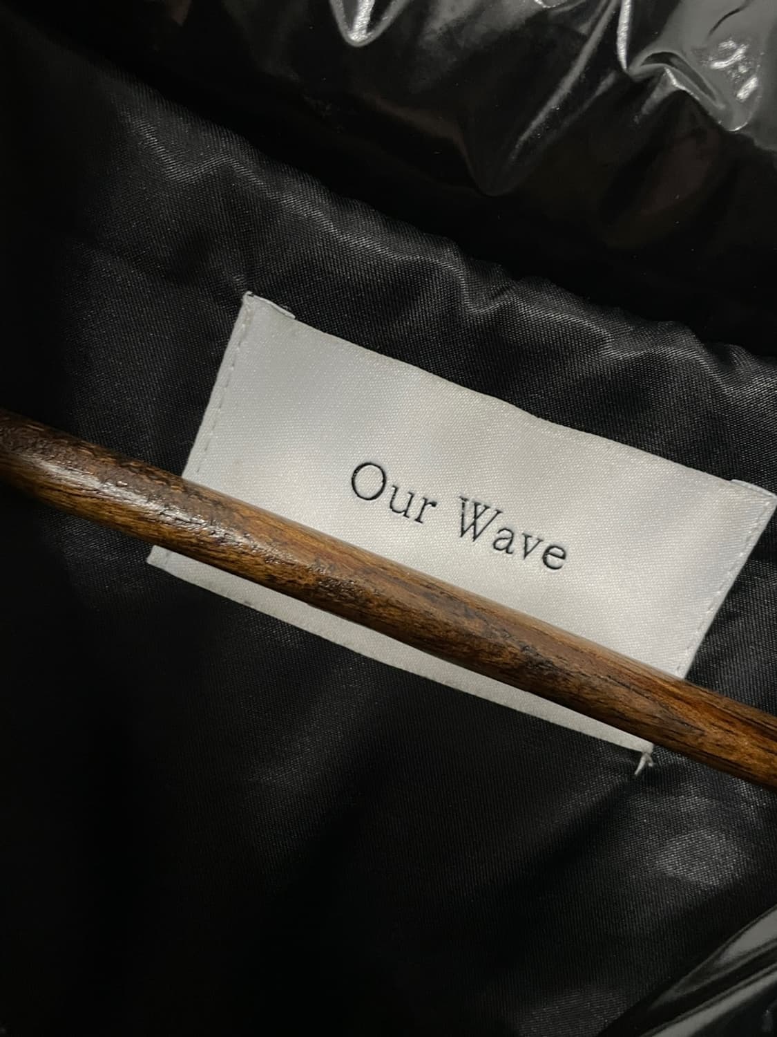 빈티지 유광 크롭 패딩 상품이미지5