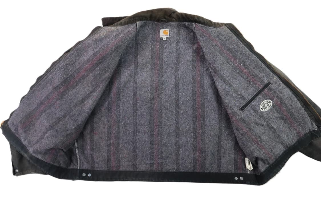 칼하트 디트로이트 캔버스 자켓 블랙 4XL 상품이미지2