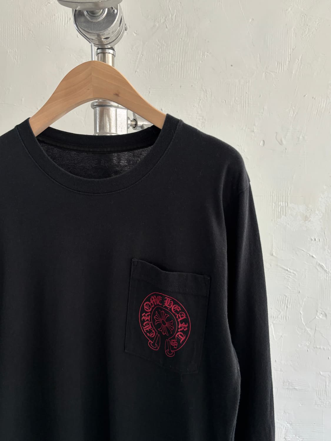 Chrome Hearts 크롬하츠 레드 홀스슈 로고 스태프 롱슬리브  상품이미지2