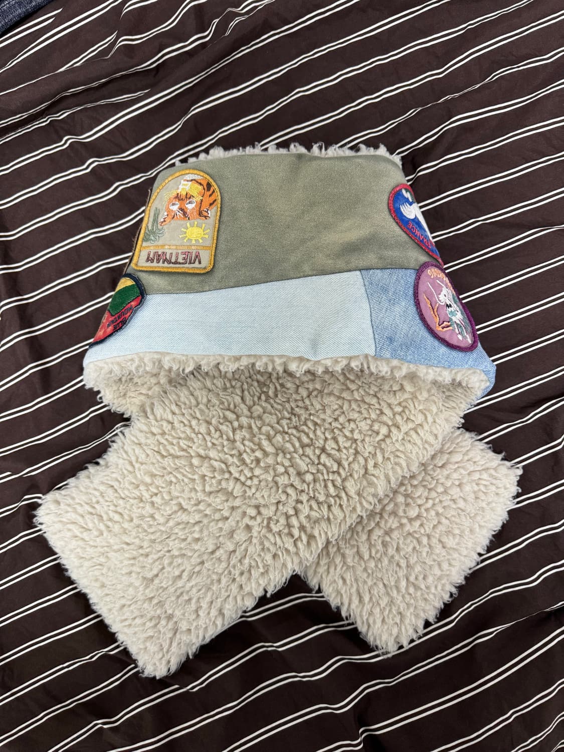 [ F ] Kapital 캐피탈 멀티패치 머플러 상품이미지3