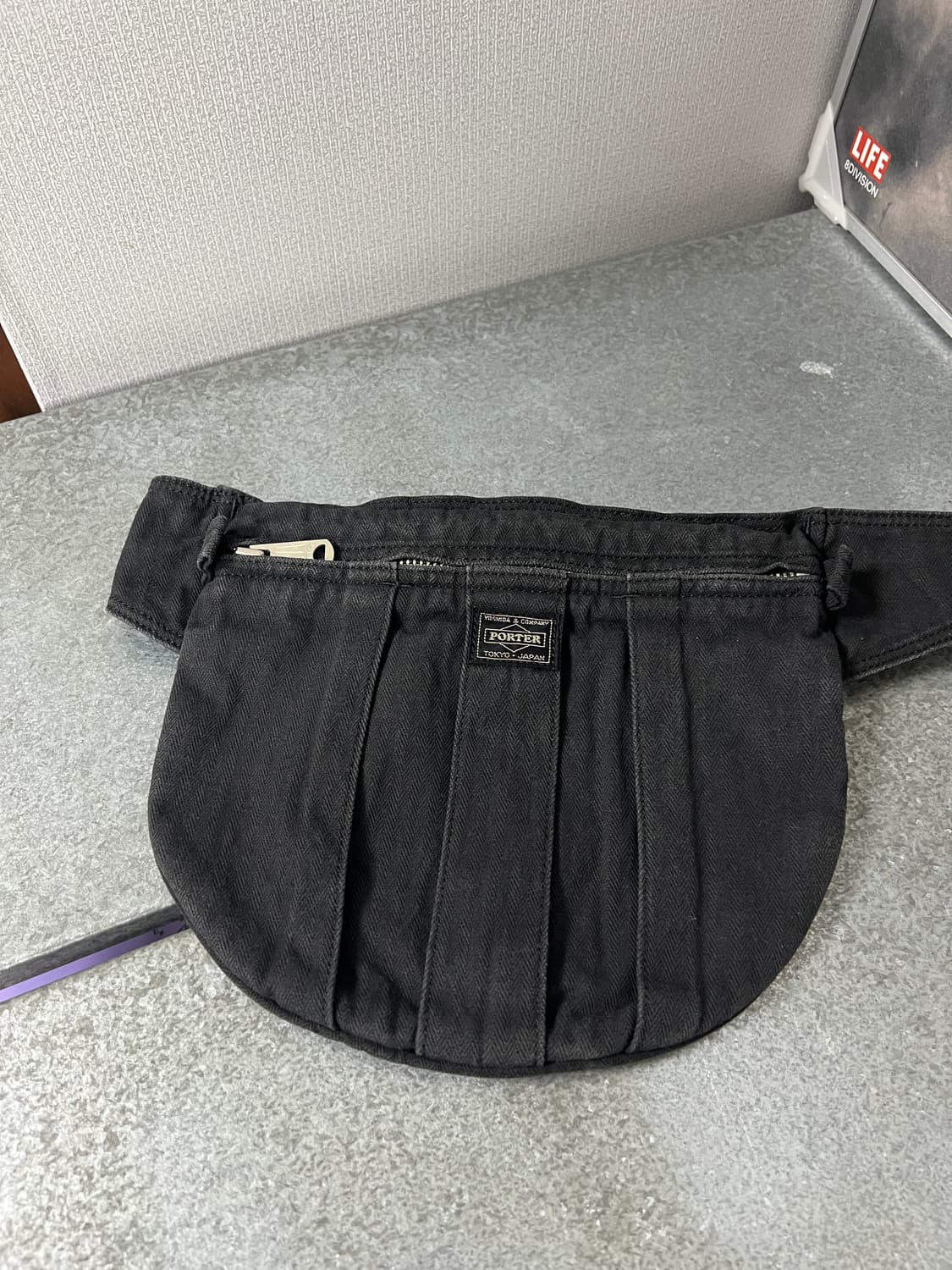 PORTER-BELT BAG (Washed Black)  상품이미지3