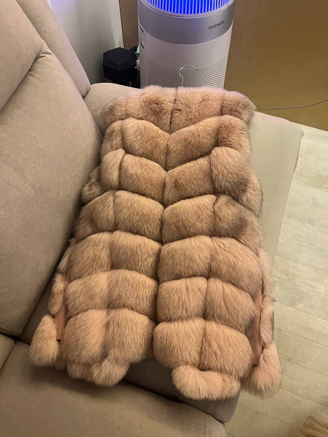 사가폭스 7단 퍼베스트 sagafox 폼폼이 상품이미지2