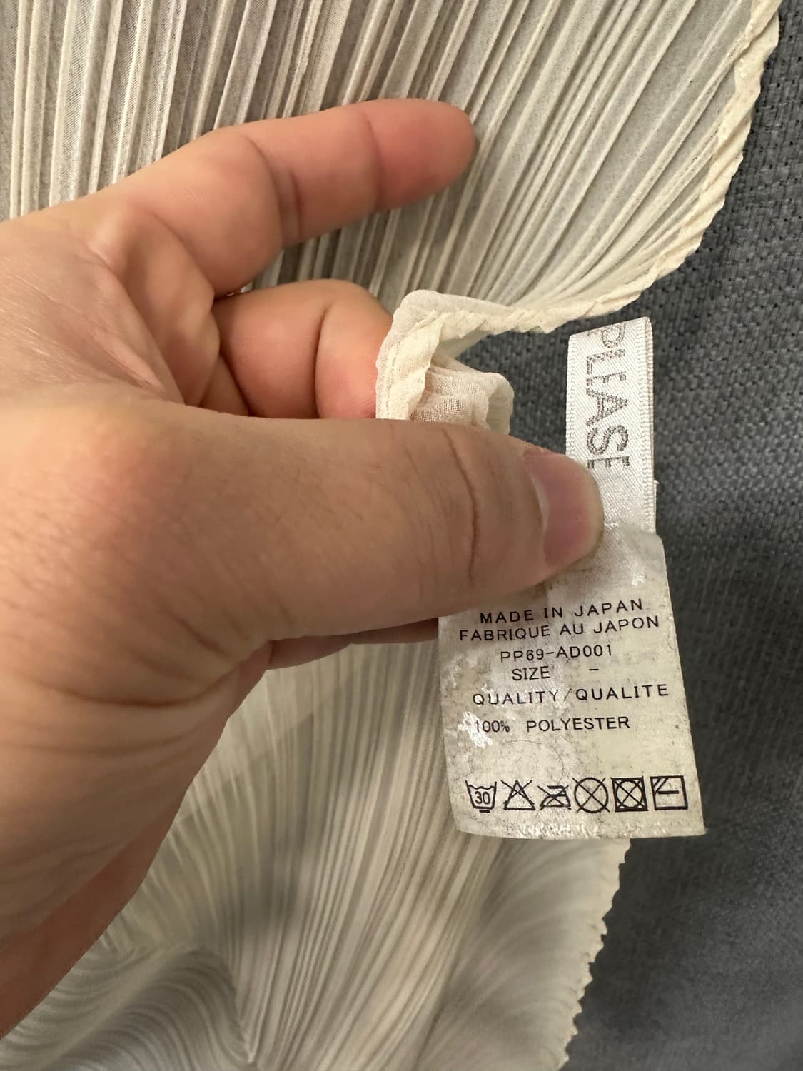 PLEATS PLEASE ISSEY MIYAKE 플리츠 플리즈 스카프 상품이미지3