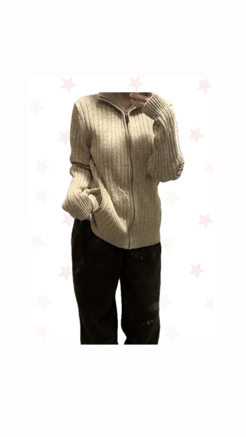 지오다노 니트집업 상품이미지3