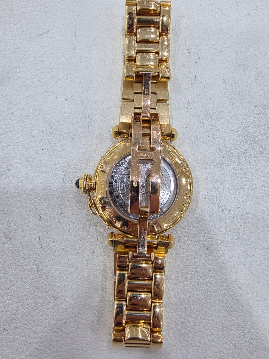 까르띠에 파샤 금통 시계 정품 상품이미지4