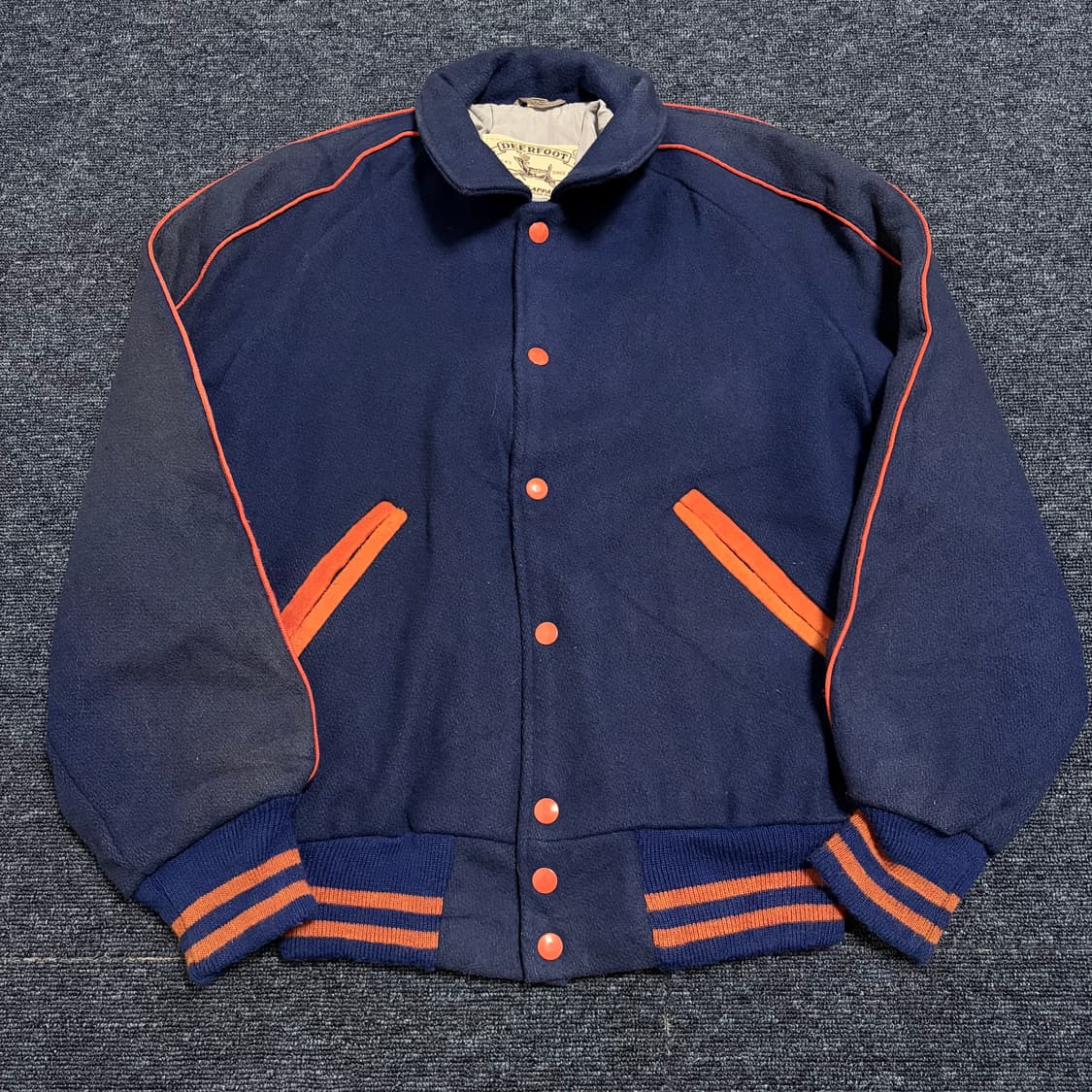 DEERFOOT 80s 빈티지 바시티 자켓 상품이미지1