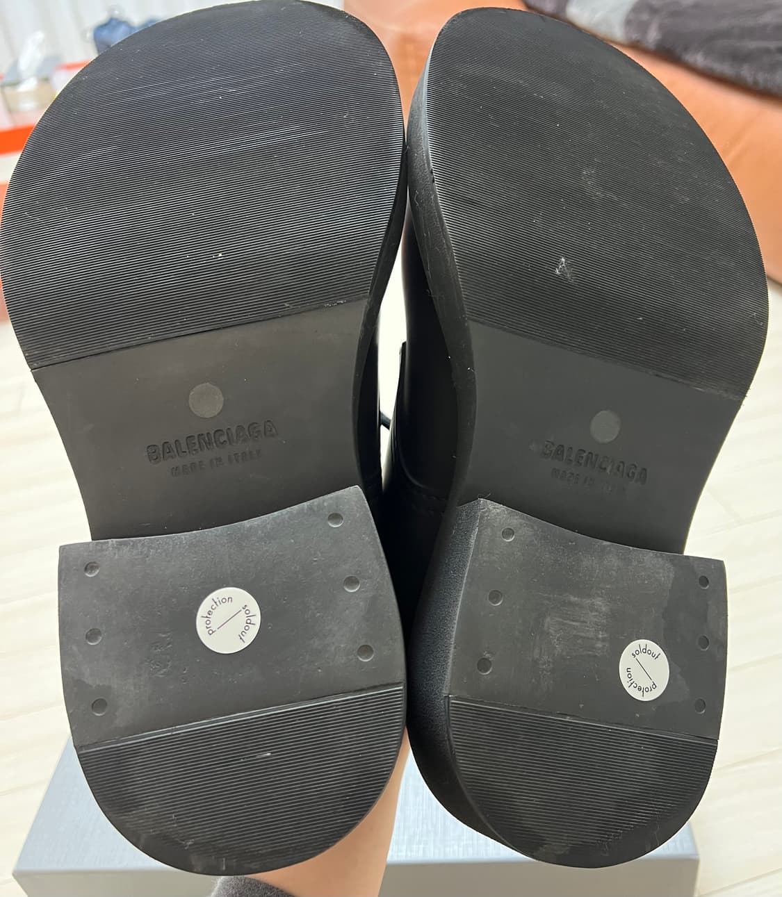 (39)발렌시아가 스테로이드 더비 블랙 상품이미지7