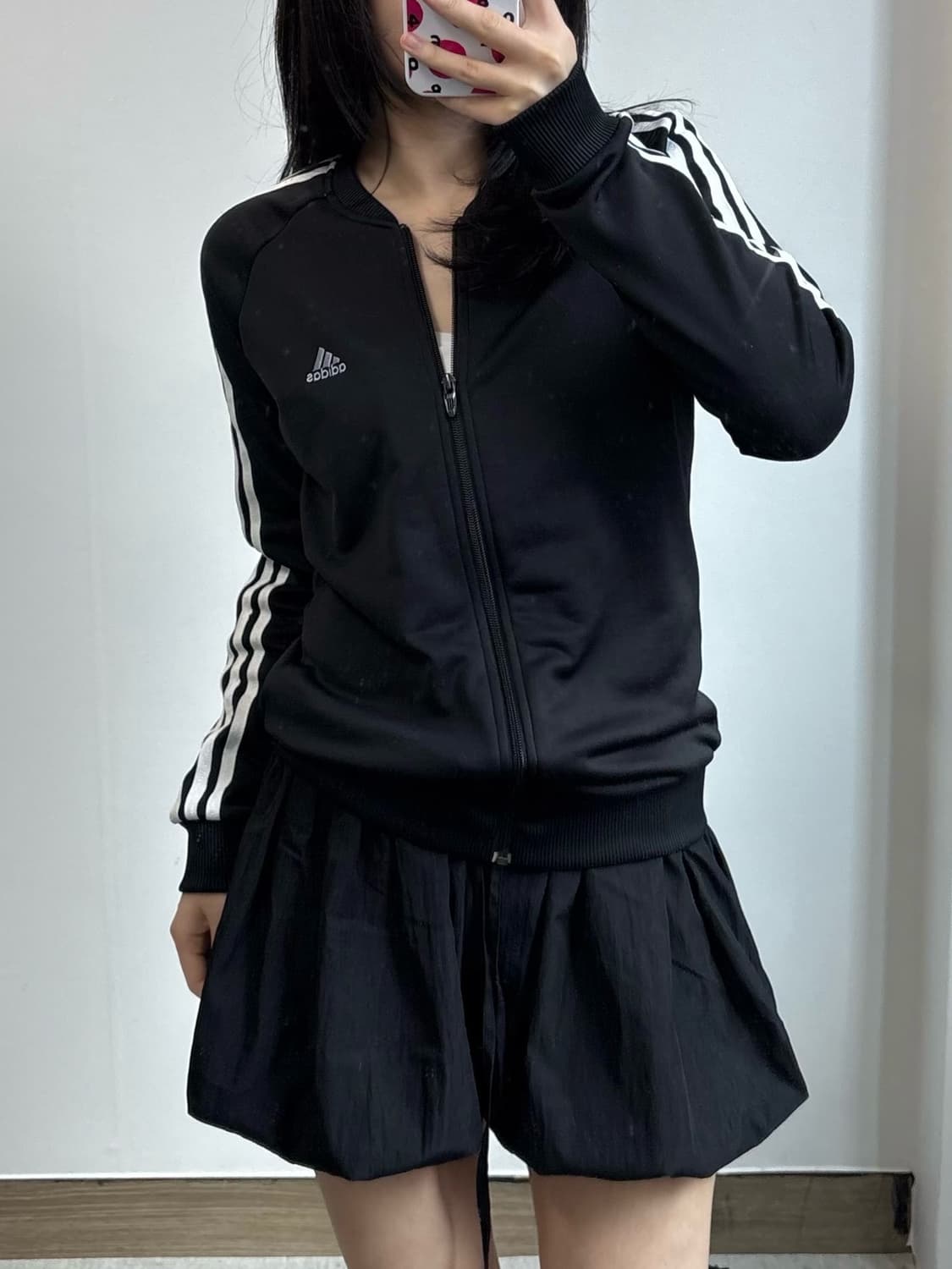 아디다스 y2k 글리터 비즈로고 트랙탑 져지 상품이미지1