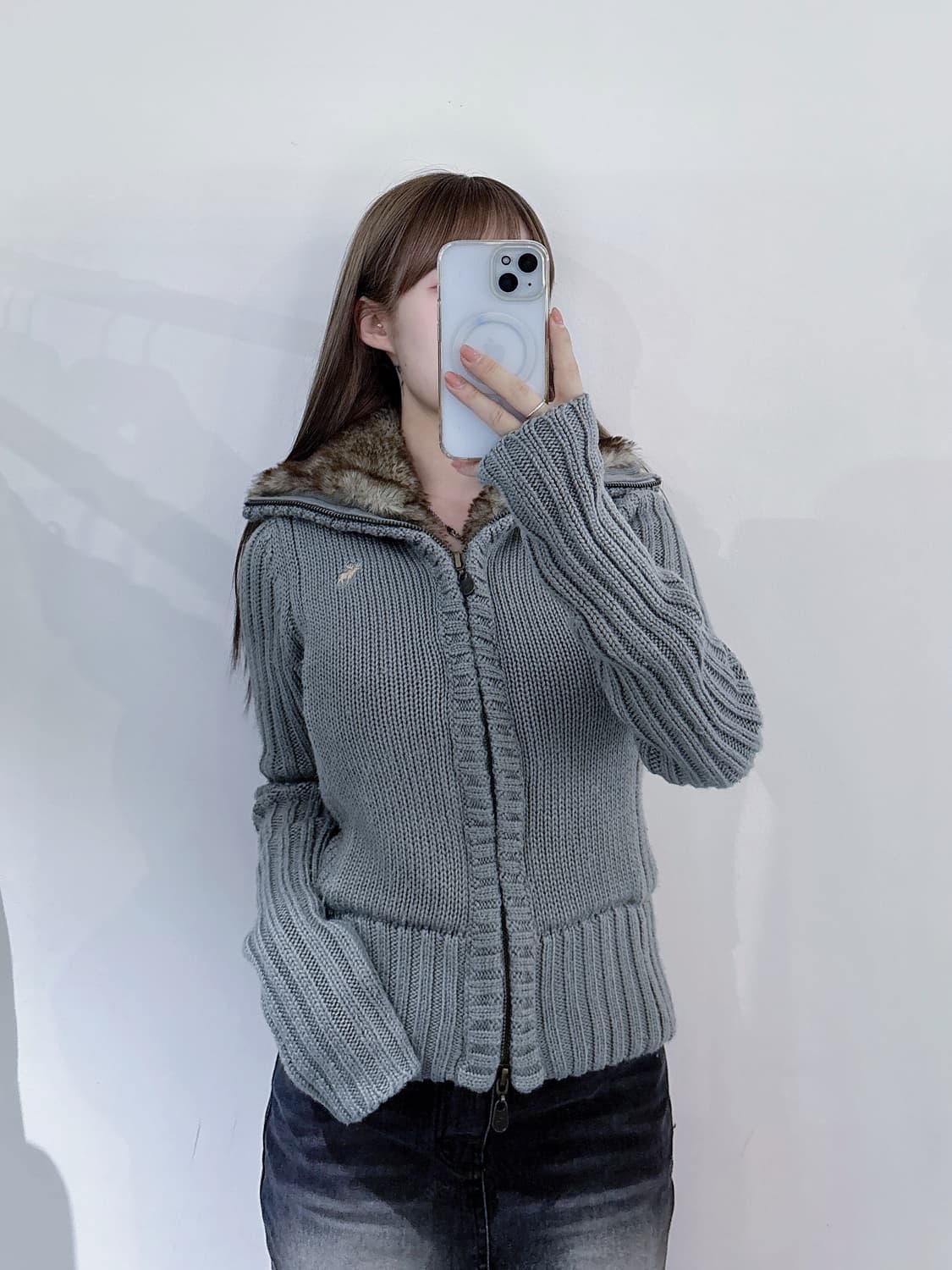 아베크롬비 울프죠 투웨이 니트집업 상품이미지3