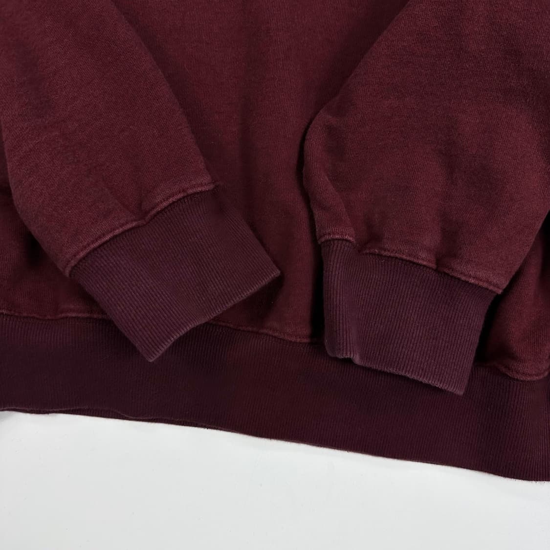 디스이즈네버댓 (디네댓) 모크넥 버건디 맨투맨 (M) 상품이미지4