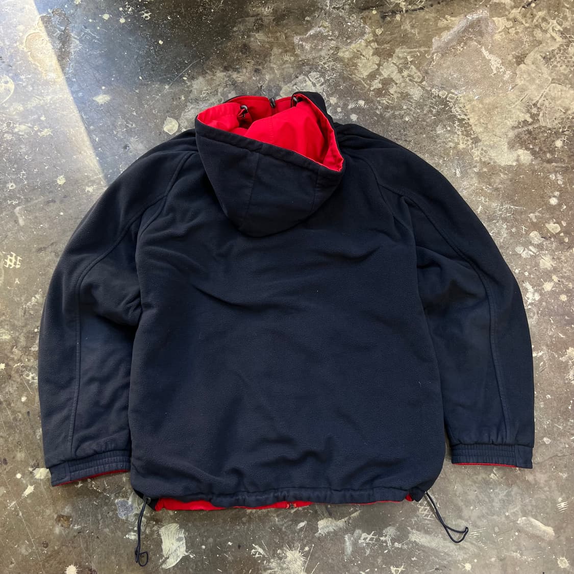 100) 올드 아디다스 리버시블 양면 방풍자켓 플리스 점퍼 올드스쿨 상품이미지5