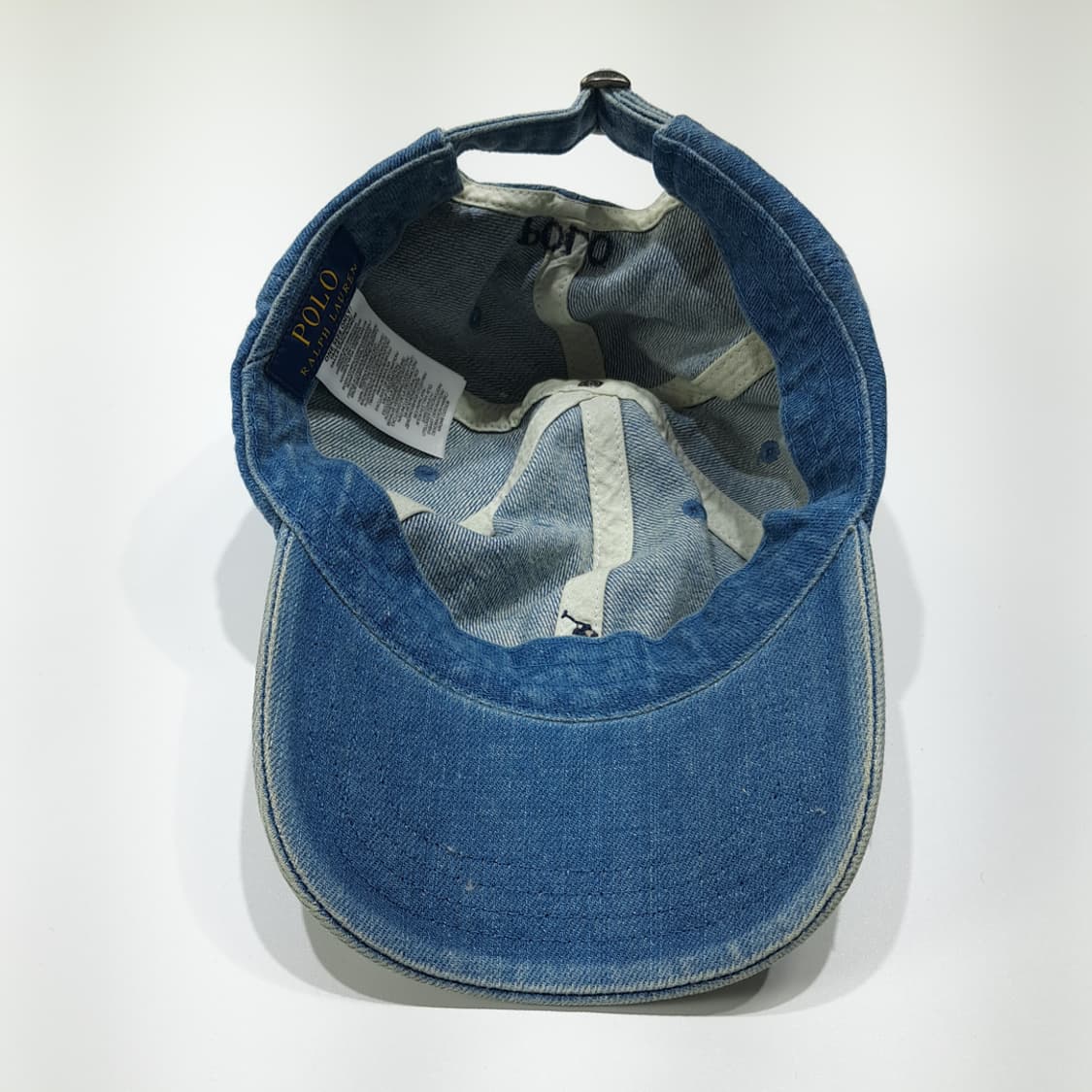 CL424 폴로 인디고 데님 워싱 블루 볼캡 상품이미지7
