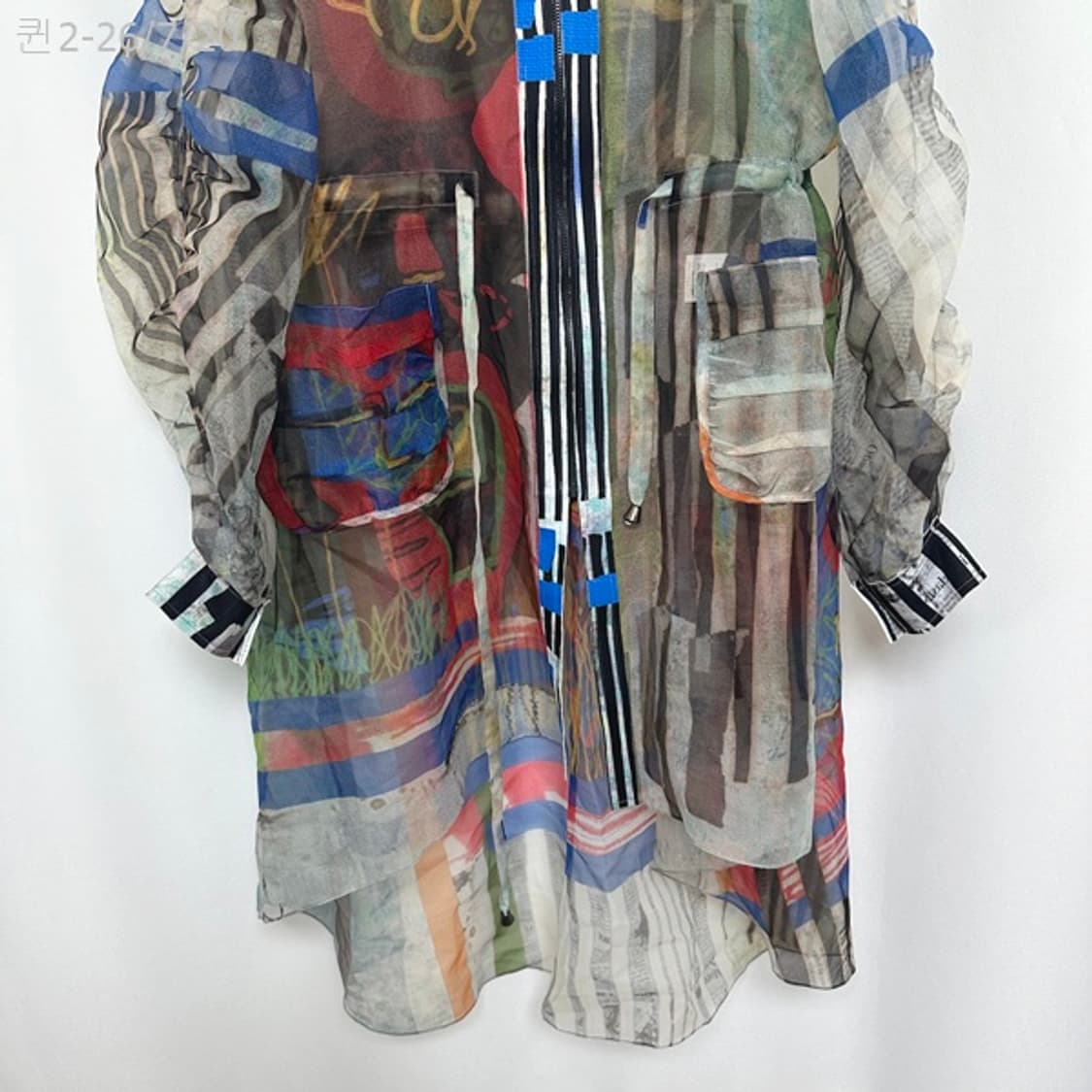 choibok 여자 시스루 롱자켓 (55-88추천) 상품이미지5