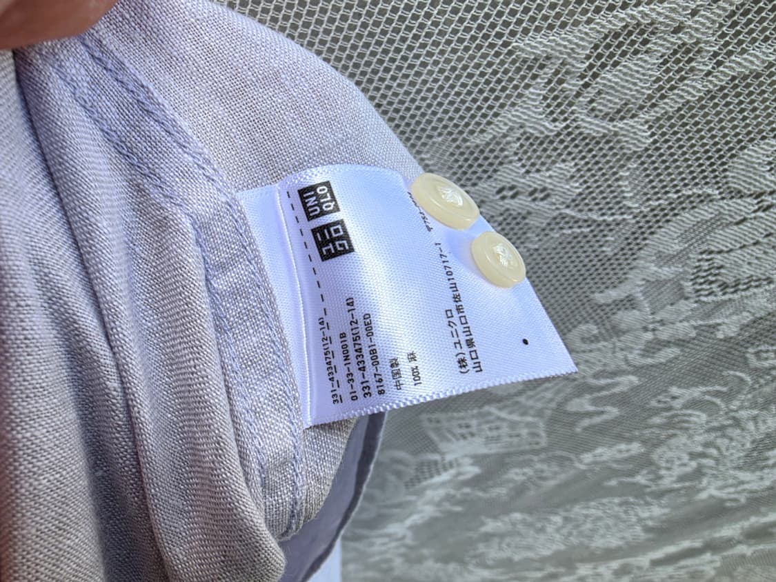 유니클로 리넨 100% 상품이미지6