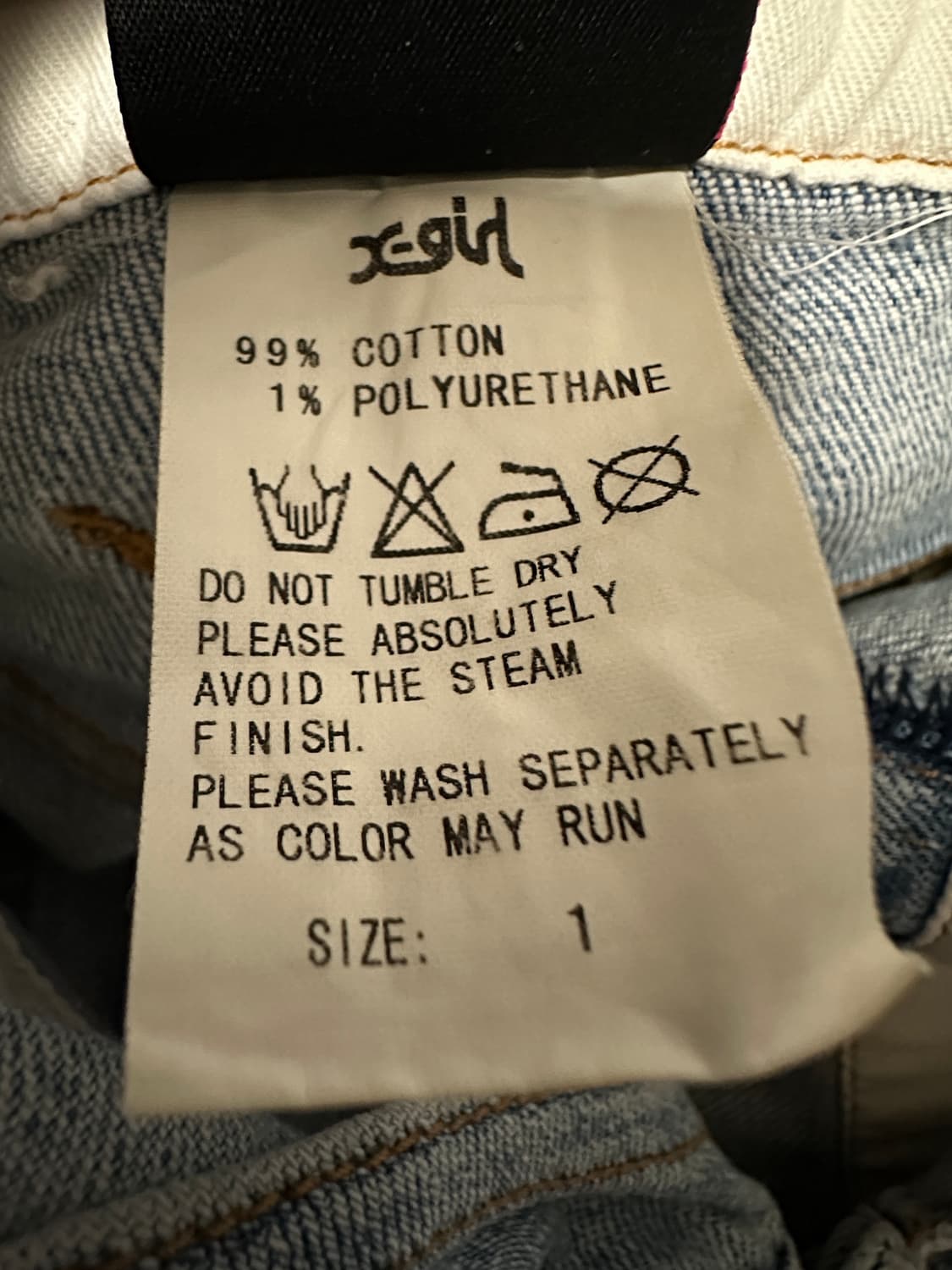 X-GIRL women denim overall 상품이미지6