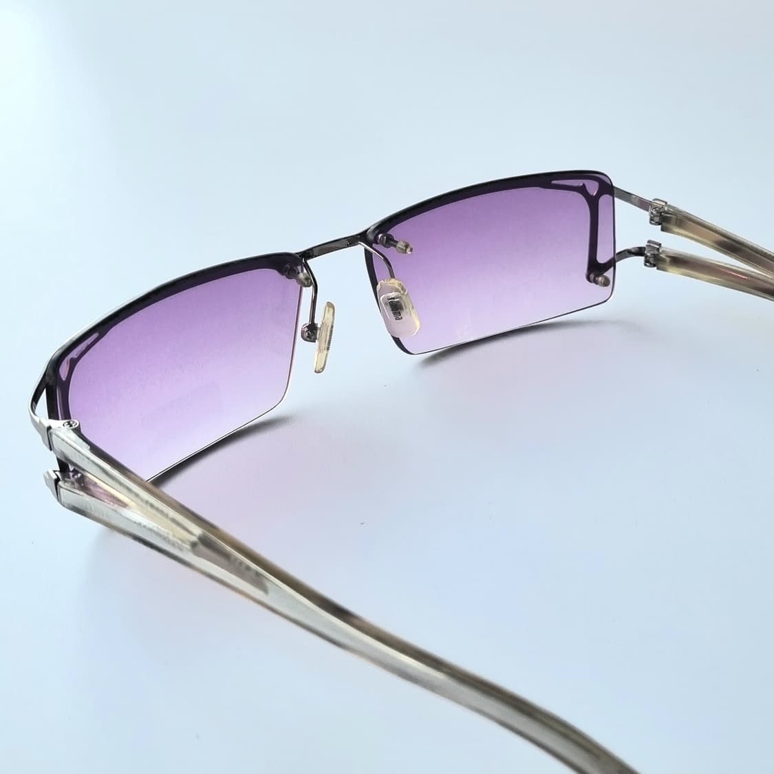 데드스탁 레트로 사각 유니크한 무테 선글라스 상품이미지4