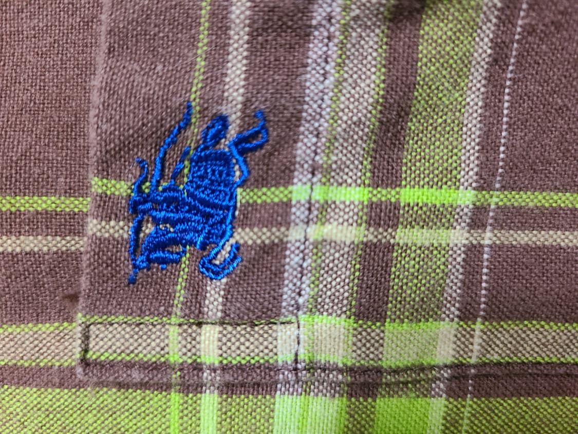 버버리 체크 남방 XL 상품이미지6