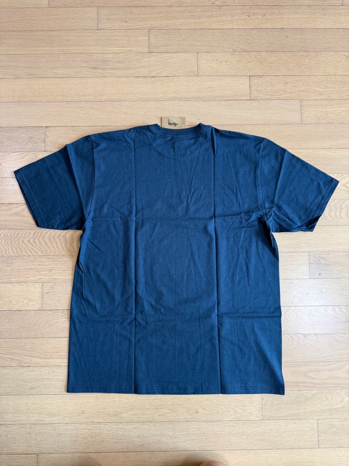 [L] stussy 스투시 리폼드 반팔 티셔츠 네이비 상품이미지4