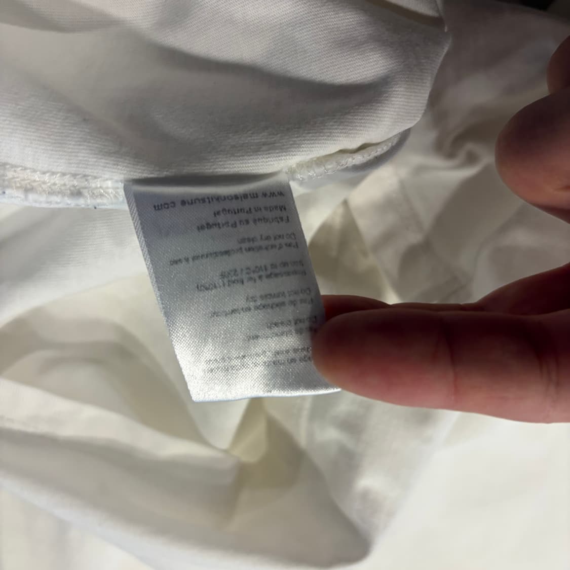 [L] 메종키츠네 더블 폭스 반팔 티셔츠 화이트 D348 상품이미지7