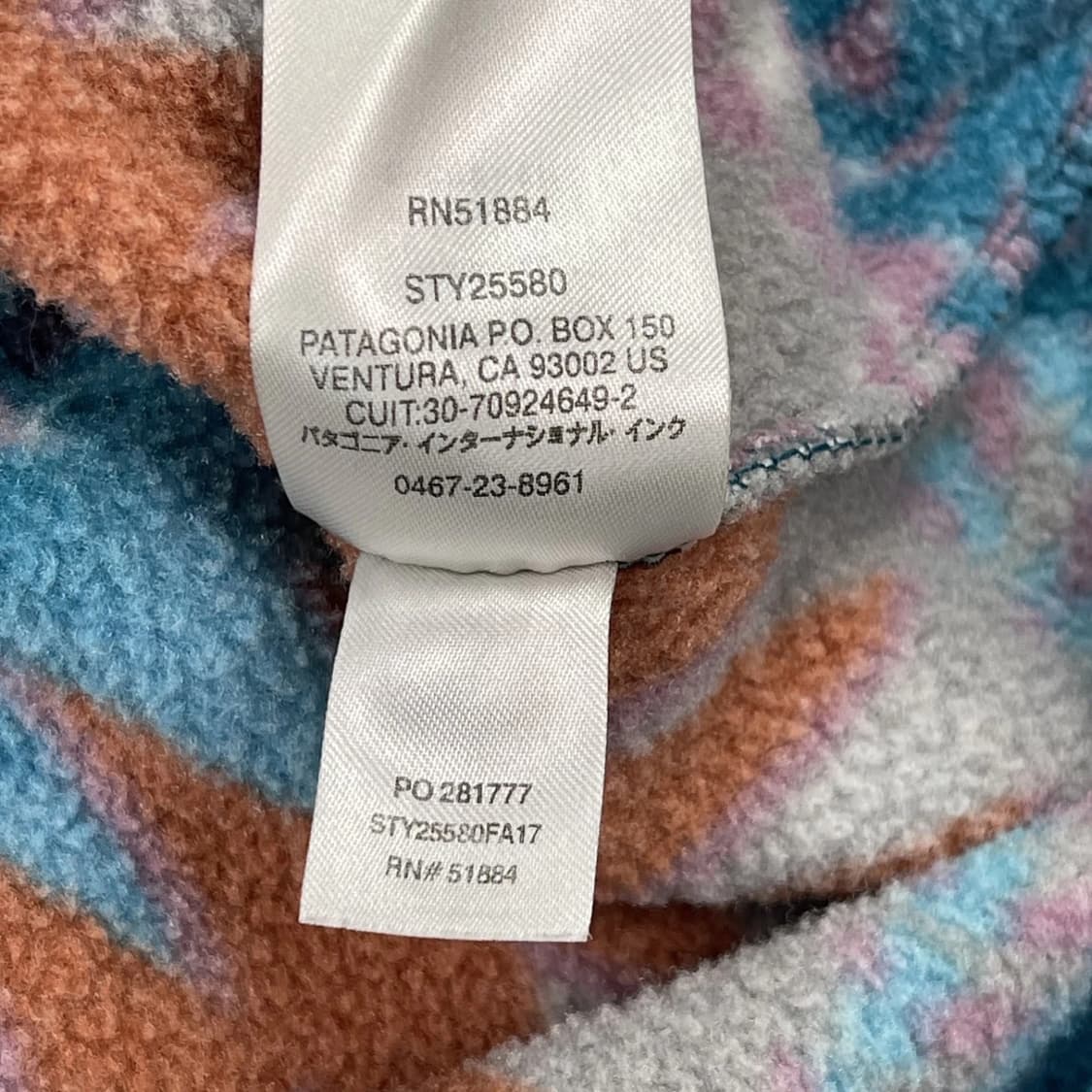17FW 파타고니아 신칠라 스냅-T 아즈텍 패턴 상품이미지5