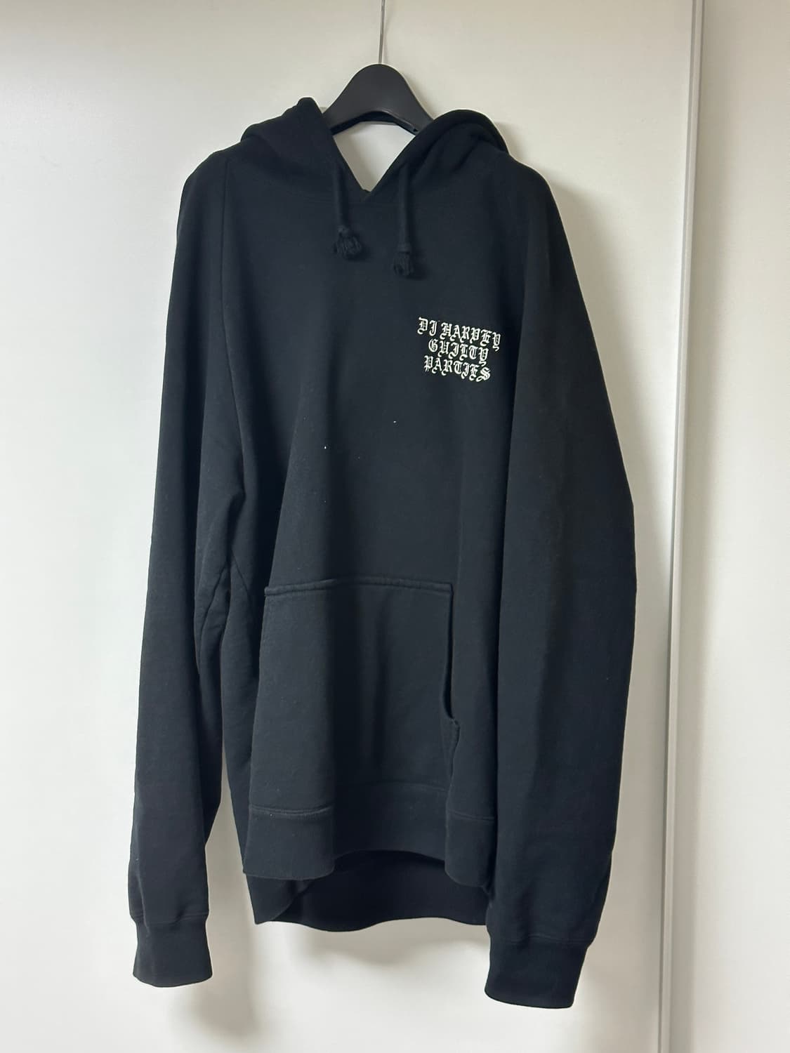 와코마리아 DJ HARVEY 블랙 후드 XL 상품이미지2