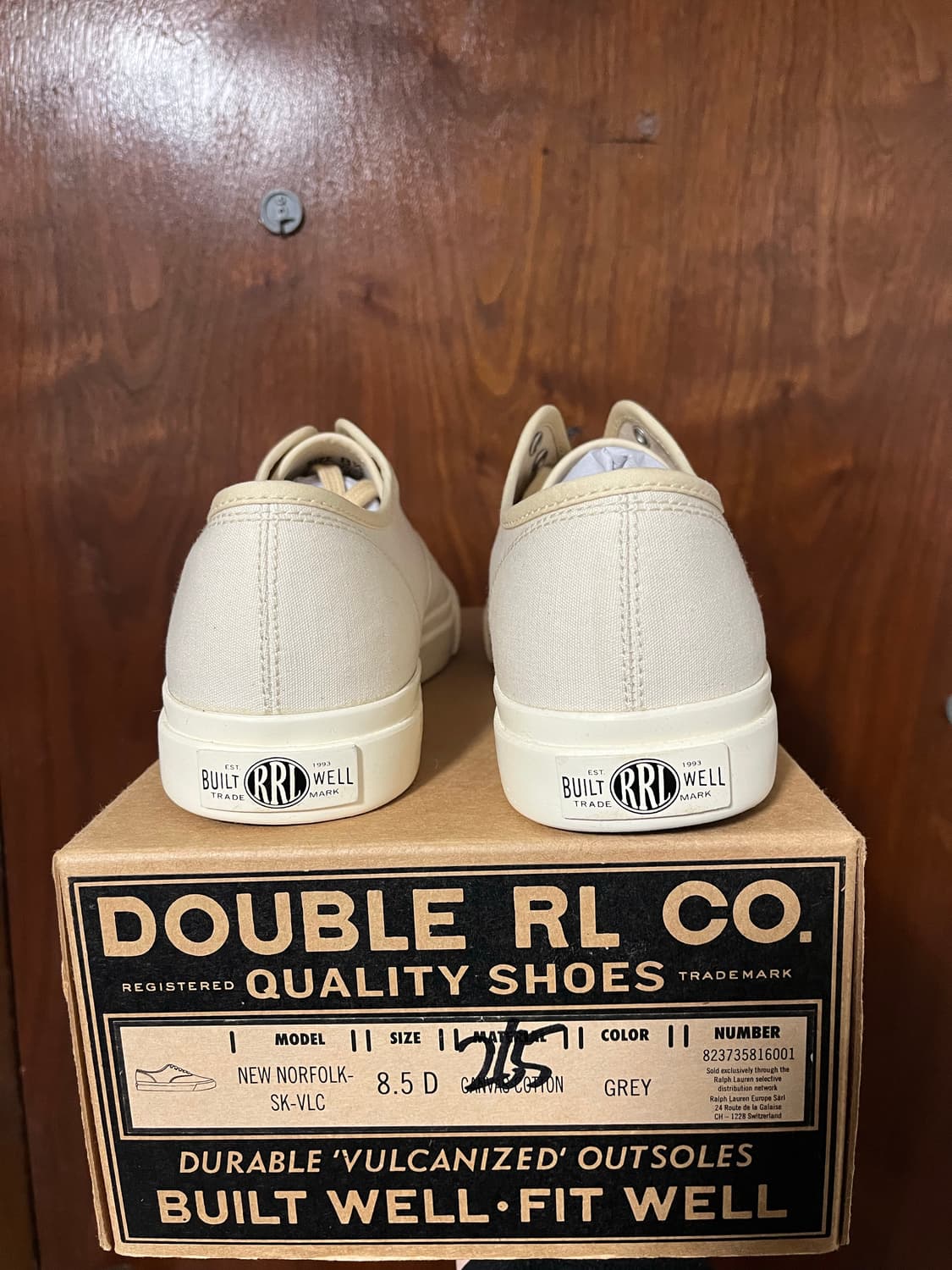 RRL 캔버스 스니커즈 8.5D 새상품 상품이미지3