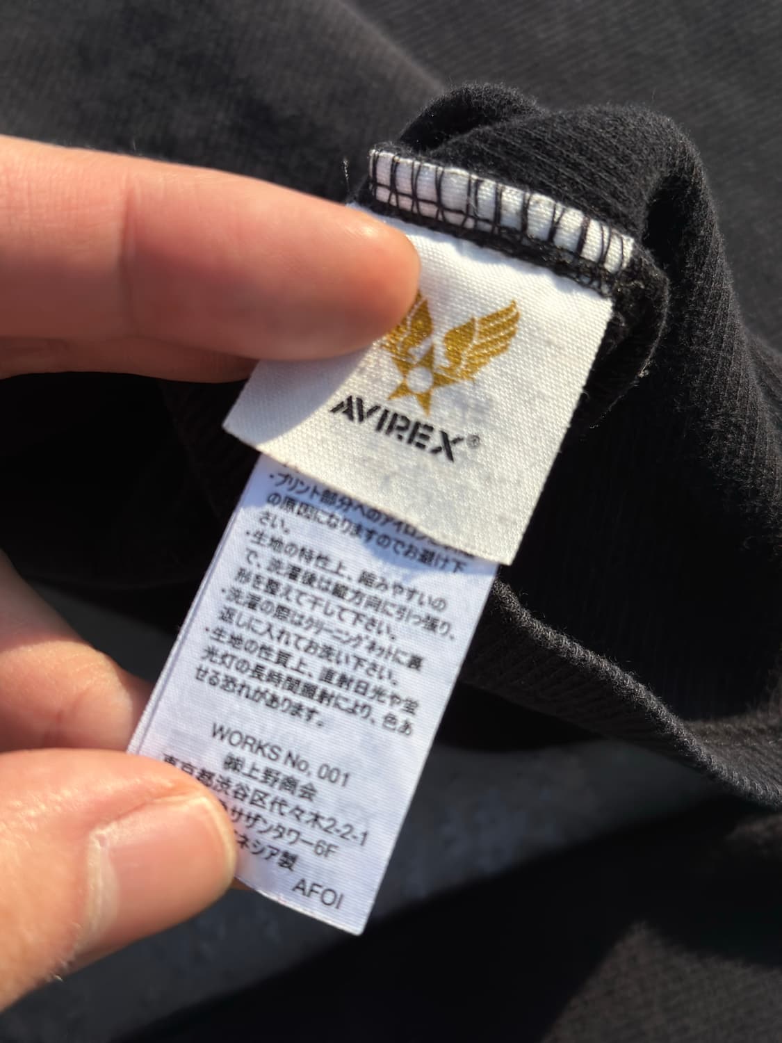 JPN Avirex 아비렉스 헨리넥 이너 셔츠 상품이미지4