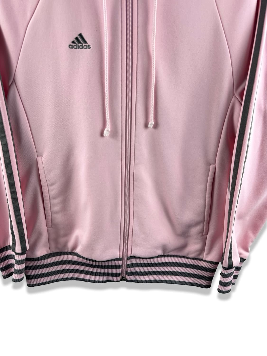 아디다스 핑크 그레이 딸기우유 후드플락3100 상품이미지4