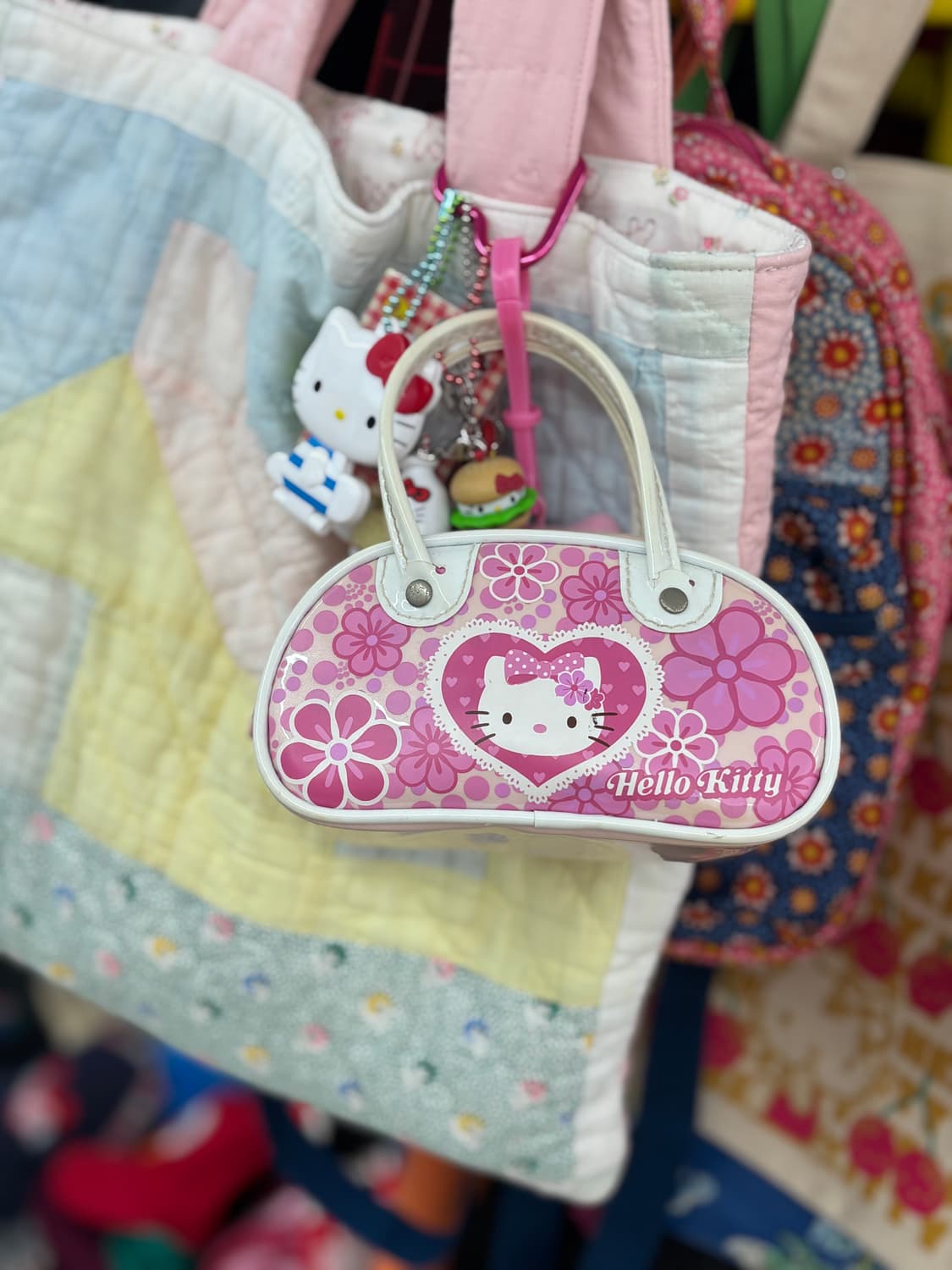 Rare Vintage Hello Kitty Mini Tote Bag 상품이미지1