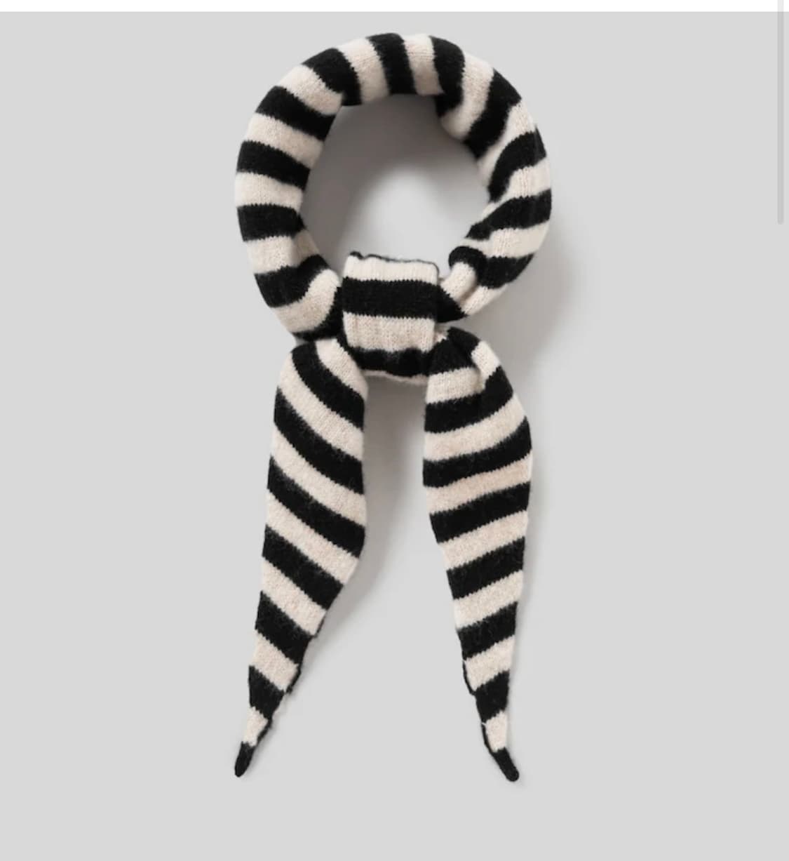 jogordon 조고든 삼각 니트머플러(오트/레드) 상품이미지1