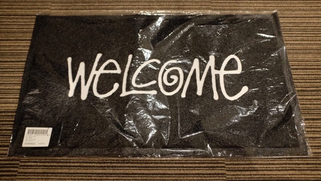 (중고) 스투시 웰컴 매트 블랙 상품이미지9