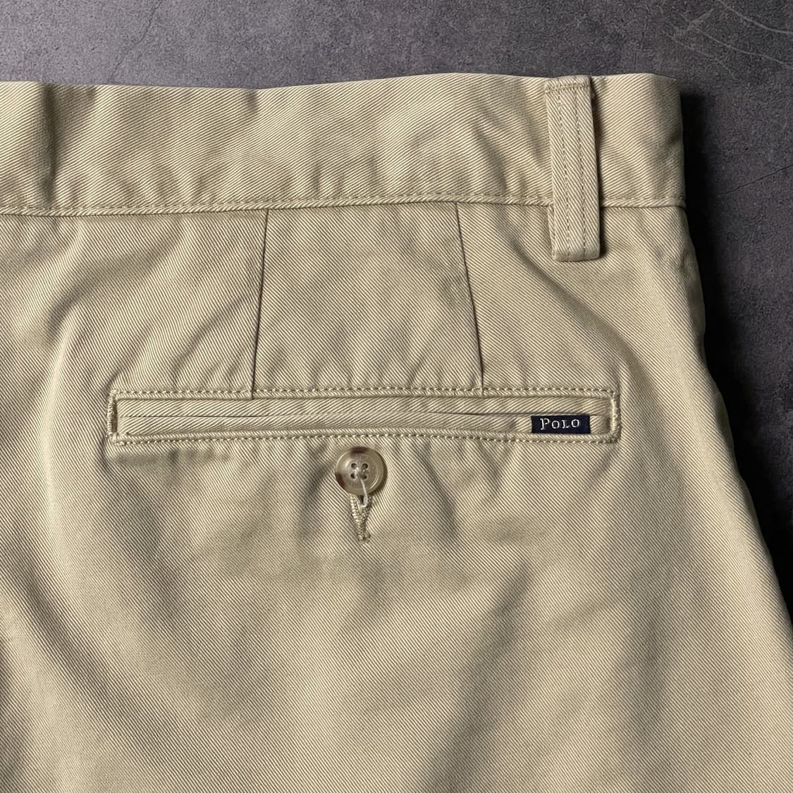 RALPH LAUREN 랄프로렌 빈티지 베이지 코튼 하프팬츠 A01045 상품이미지7