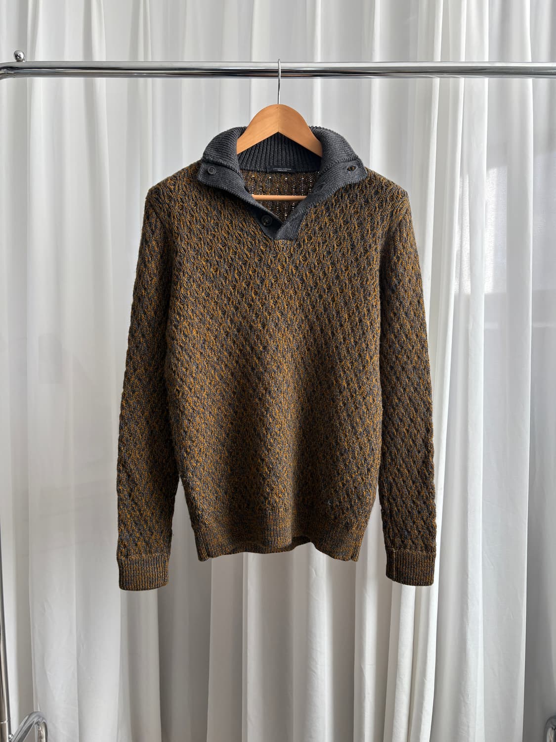 로베르토 콜리나 엑스트라 파인 메리노 울 니트 상품이미지1