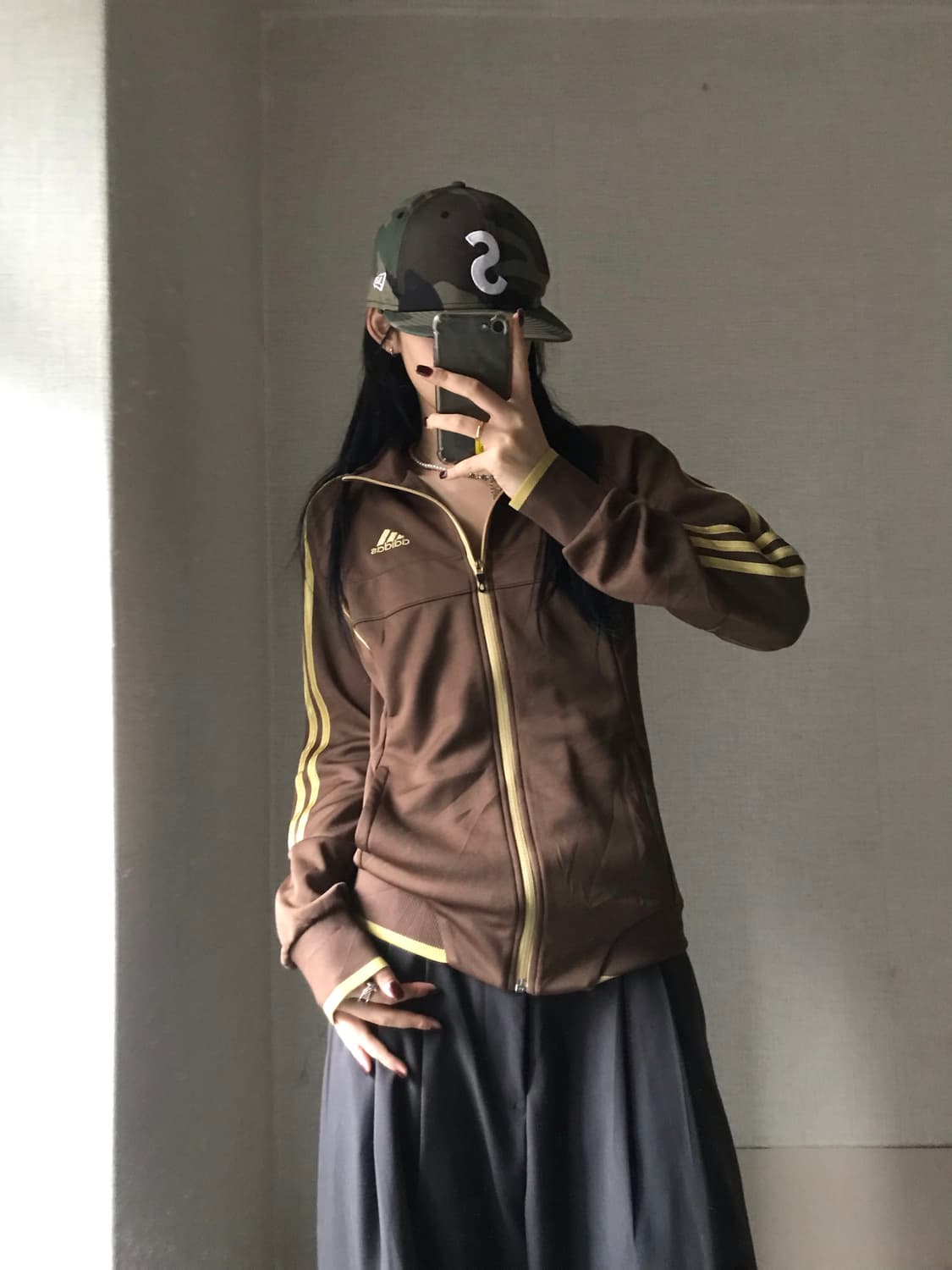 아디다스 브라운 골드 져지 상품이미지4