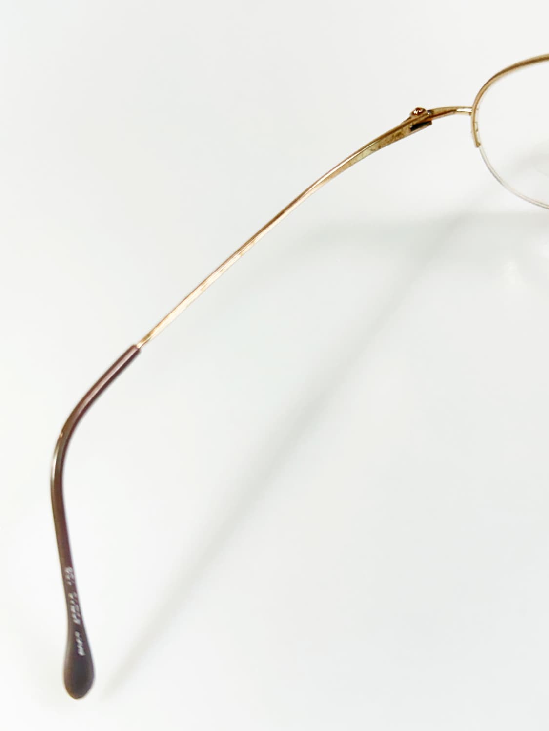 REED EYEWEAR 골드 반무테 스퀘어 빈티지 안경 상품이미지7