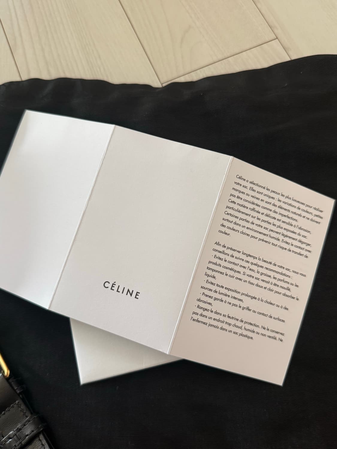 셀린느 트리옹프백 블랙 라지사이즈  상품이미지9