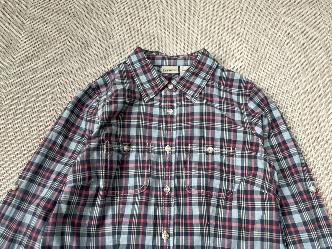 Ll bean 엘엘빈 체크 셔츠  J03520 상품이미지3