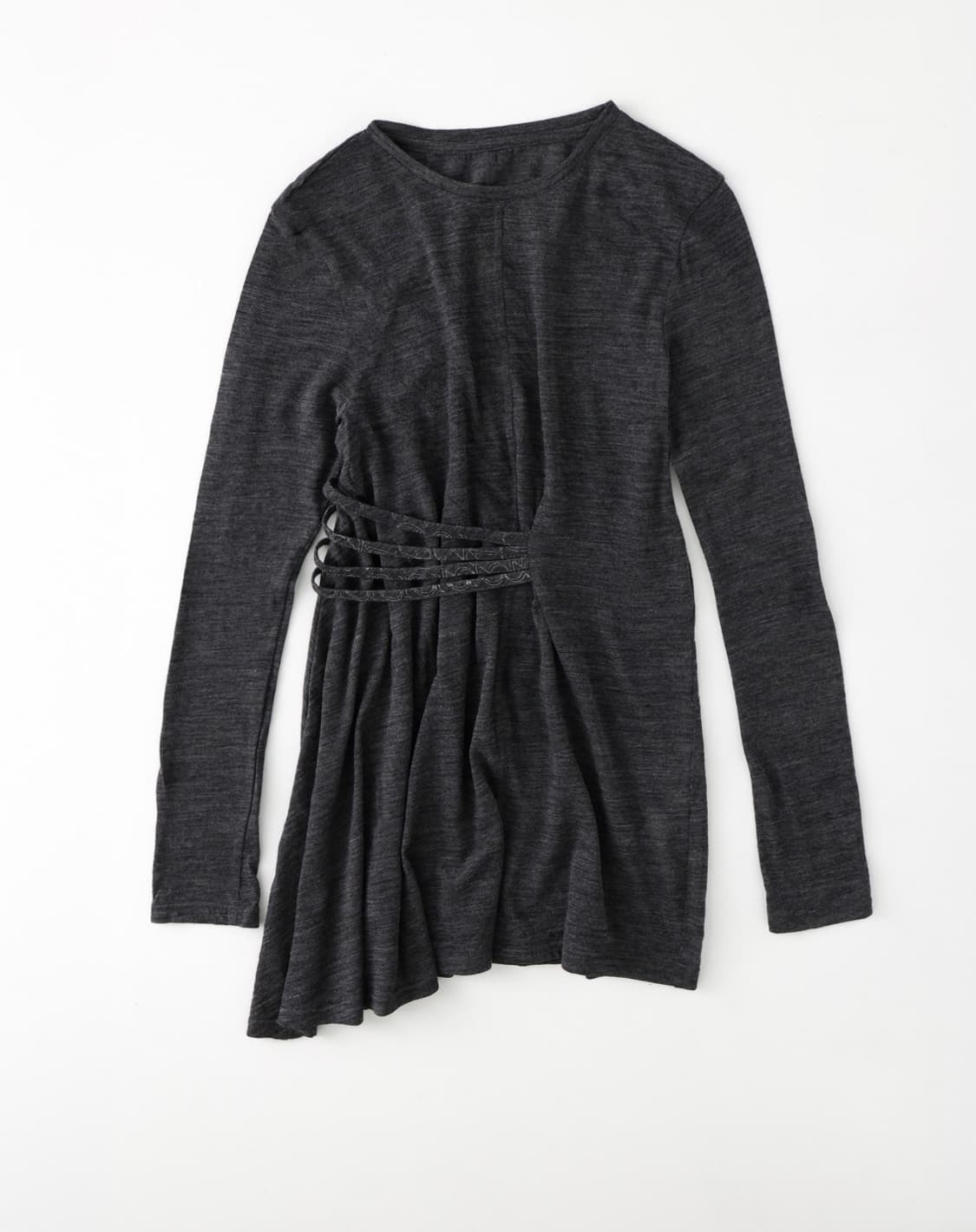 울리카상투스 Lining dress (charcoal) 상품이미지1