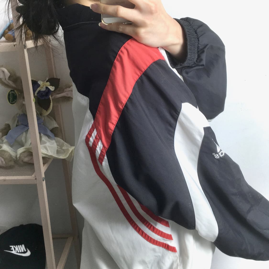 아디다스 80년대 올드스쿨 대대장 바람막이 상품이미지5