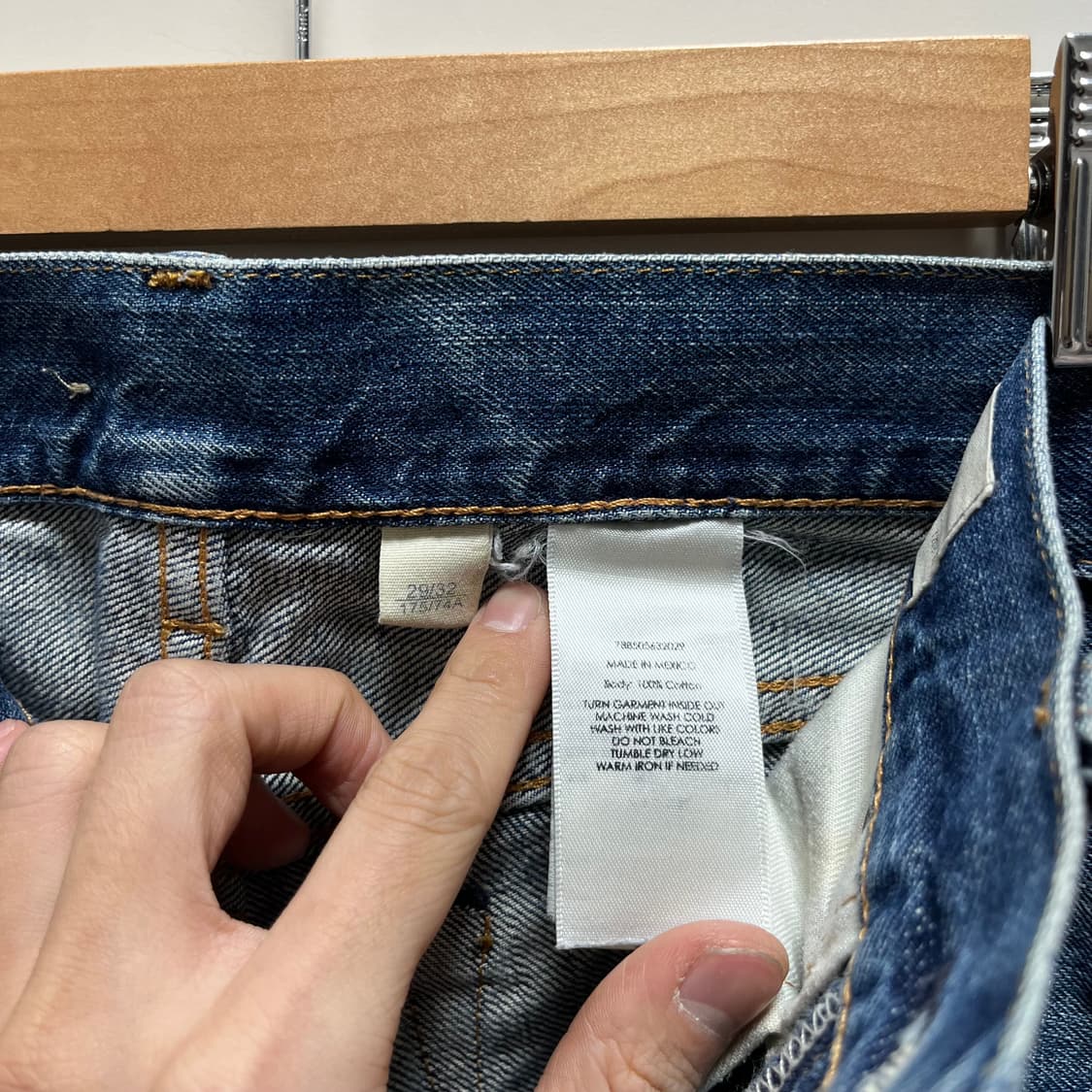 폴로 데님앤서플라이 패치워크 데님팬츠 상품이미지6