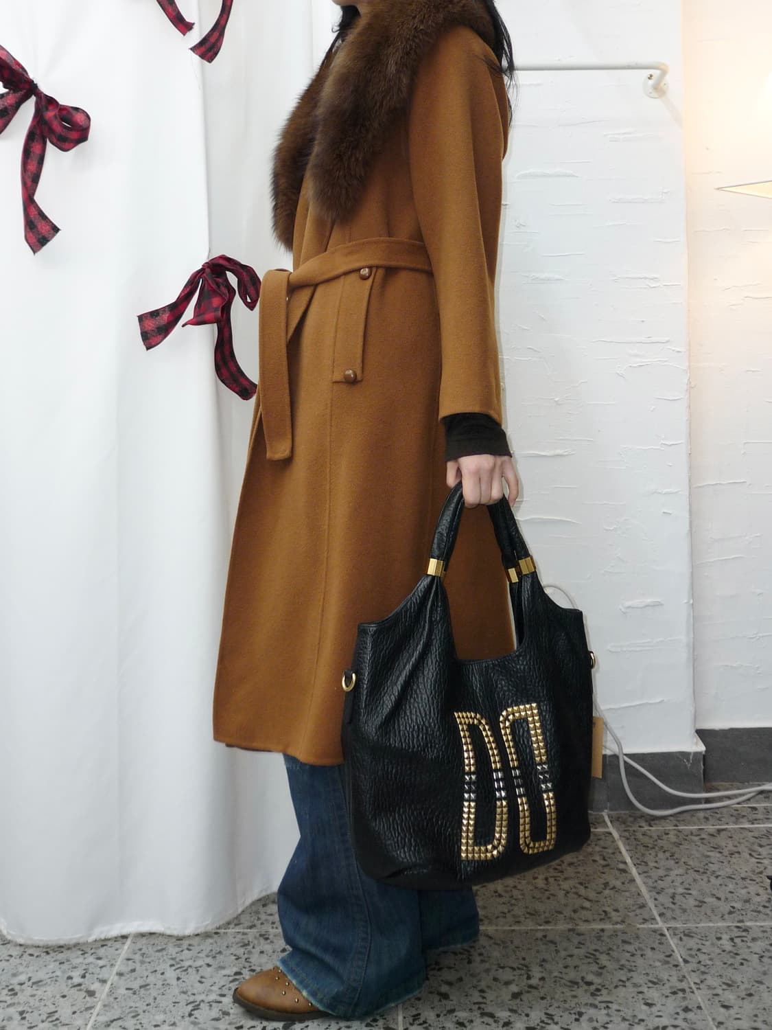 caramel sand wool coat 상품이미지3