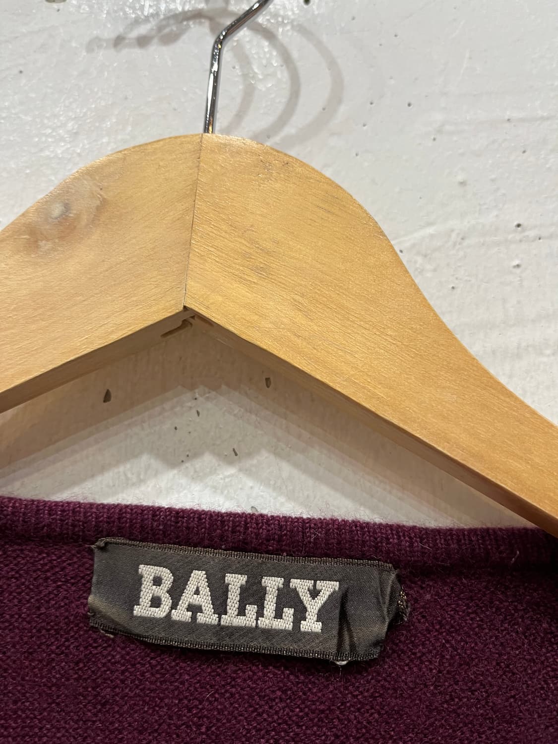 발리 BALLY 퓨어 캐시미어 금장 가디건 상품이미지6