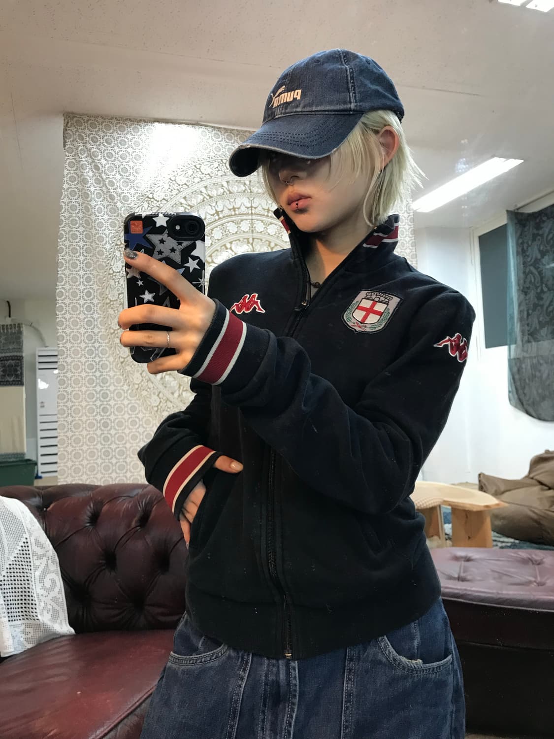 카파 여성 스트릿 저지 집업  상품이미지1