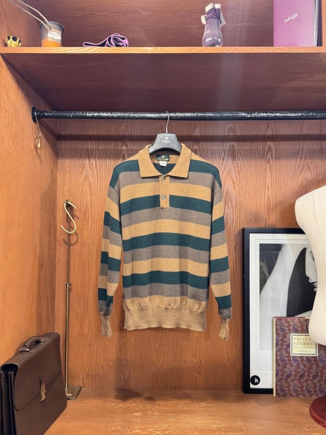 칸타렐리 램스울 폴로 니트 상품이미지1