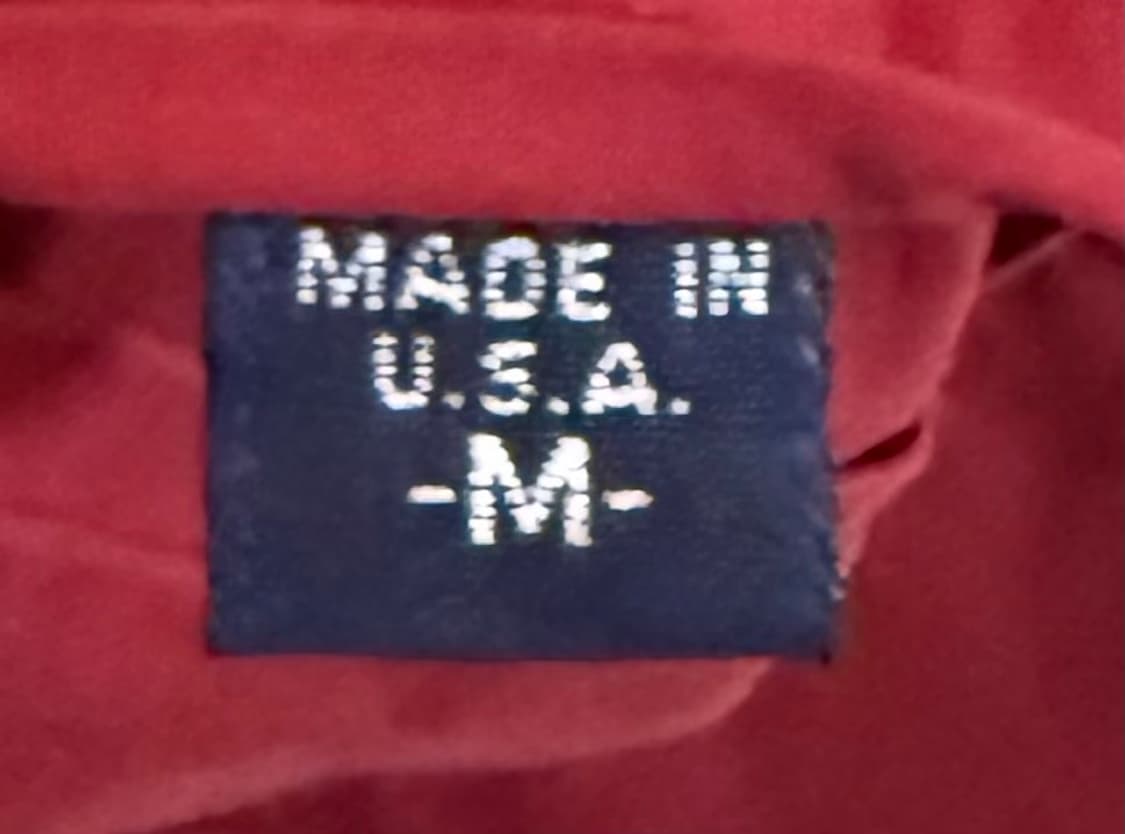 버버리 Made in USA 레드 블루종 자켓 상품이미지7