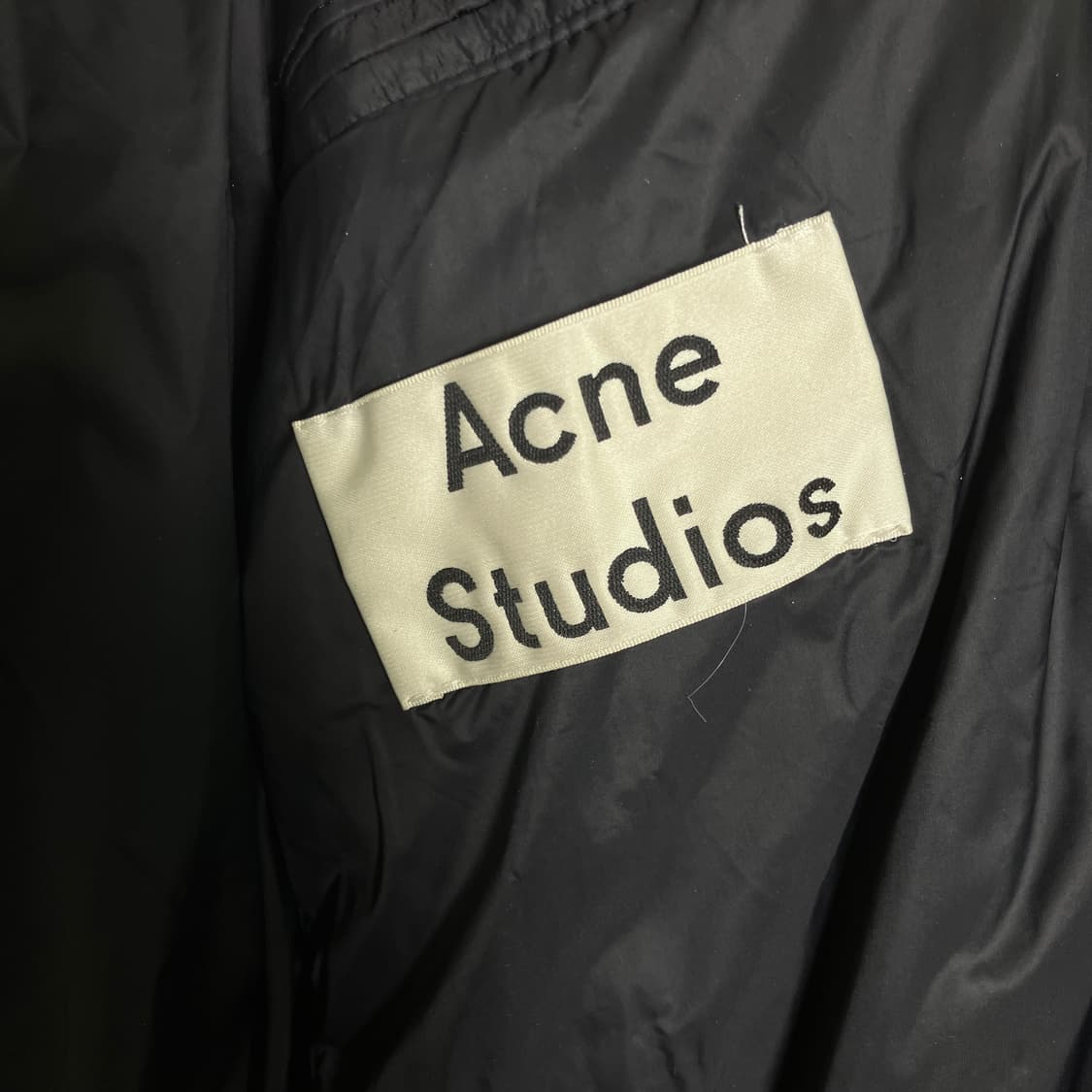 아크네 스튜디오 밀톤 울 패디드 후드 코트 48 상품이미지3