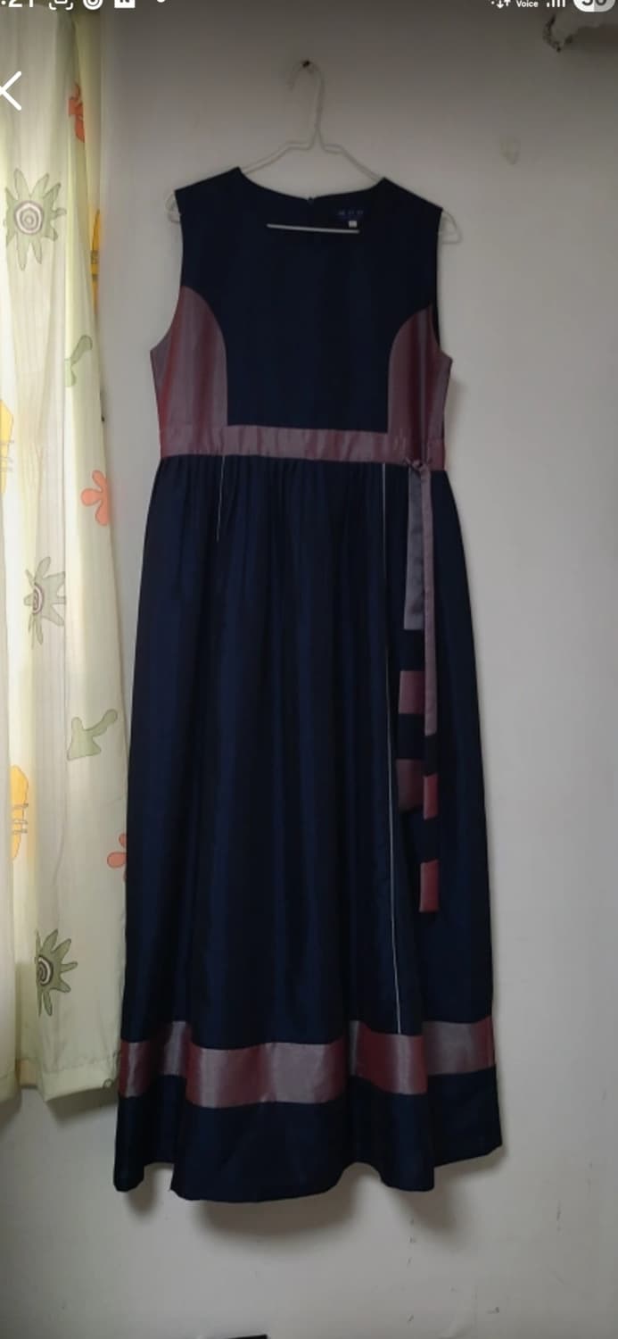 개량한복  네이비/자주(원피스와 저고리)66 상품이미지5
