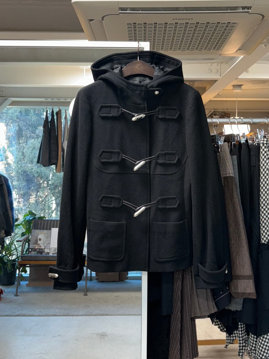 Kiyoko takase 더플 후드 자켓 상품이미지1